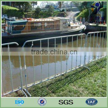 Galvanized Round Tube Crowd Control Barricade