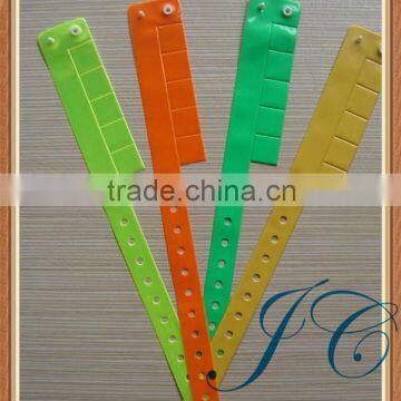 High quality medical id bracelets with custom logo, disposable id band