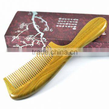 Natural Medium tooth sandalwood no-static massage hair wood comb