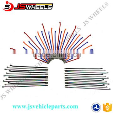 Coloured Aluminium Alloy Motorcycle Wheel Spokes ( 8G,9G,10G,11G,12G ) and Nipples for Motocross Parts