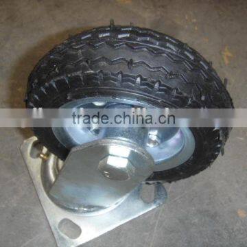 metal frame 5x1.5 swivel rubber wheel