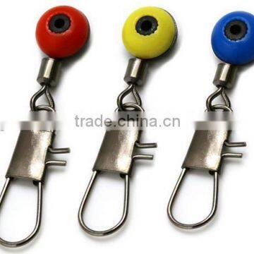 Fishing tackle accessories Big Style Plastic head Fishing Swivel with Interlock Snap