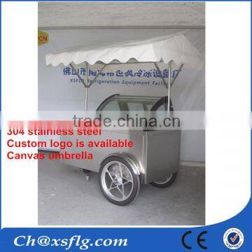 China wholesale design popsicle cooler ice cream display carts