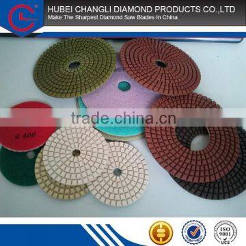 Diamond flexible polishing pad