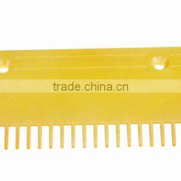 Escalator Comb Plate 202.9*135.8*9.068 Plastic Yellow Left