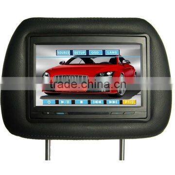 7 inch car headrest monitor with touch screen