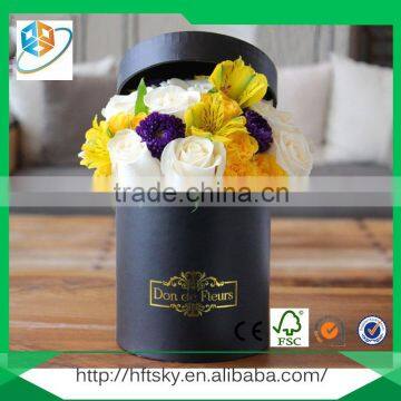 CMYK/Pantone Color Woodfree paper cardboard boxes for flowers