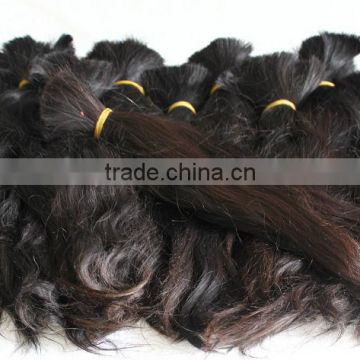 Fashion cheap 100% bulk human hair wholesale 2016 the new price