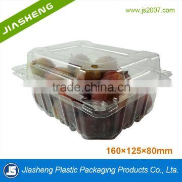 plastic transparent clamshell fruit packaging container