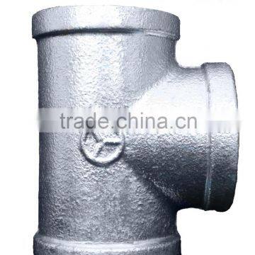 gi pipe fittings banded pipe fitting equal tee