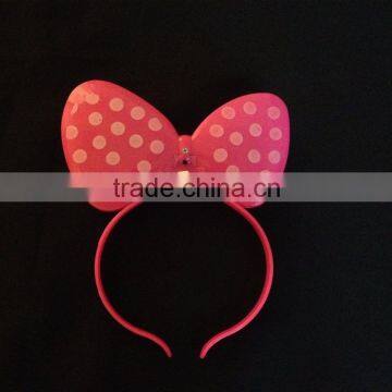 prety girl dress up flashing led Mickey headband