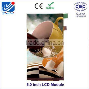 Lcd module 5.0 inch Portrait type 480*800 Color tft lcd module with mipi interface IPS for medical devices