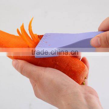 ABS+S/S 20*5 Kitchen Tools 3in1 Double Fruit&vegetable Peeler Slicer and Grater photo-4