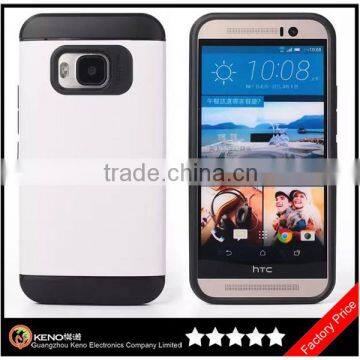 Keno Light Plastic Bumper Case for HTC One M9,TPU & PC Slim Armor Couple Case for HTC One M9