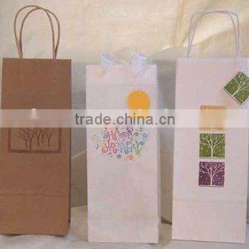 Kraft paper wine bags