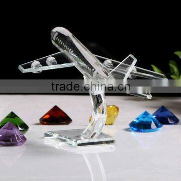 Top quality crystal airplane model