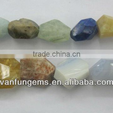 Mixed stons faceted tumble stone