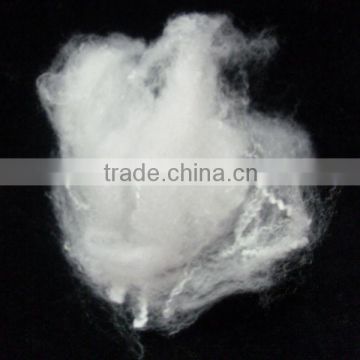 raw white staple polyester fiber recycle 6D/32mm