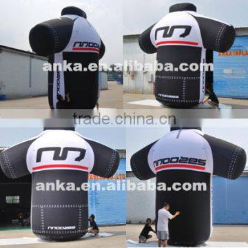 Chinese supply big inflatable printed T-shirt model for sale