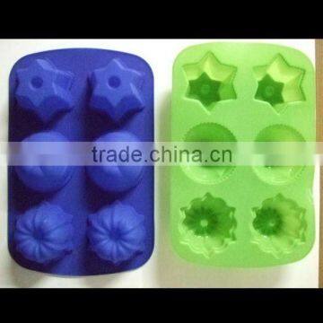 6 Cup Silicone cake mold