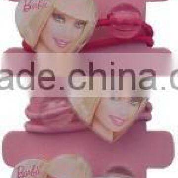 OEM SERVICE--4PCS BARBIE PONYTAIL HOLDER