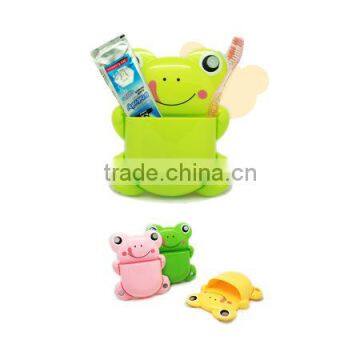 N115 General Merchandise Cartoon Automatic Suction Cup Toothpaste Toothbrush Holder