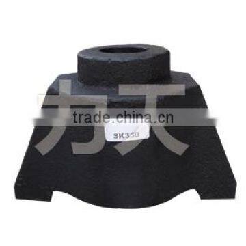 Kobelco SK350 excavator yoke for front idler and idler cushion