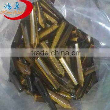 natural carved tiger eye crystal wand points healing Wholesales Price
