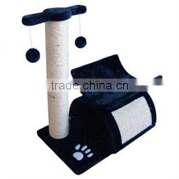 Cat Tree Cat Scratcher Toy with Rope Ball