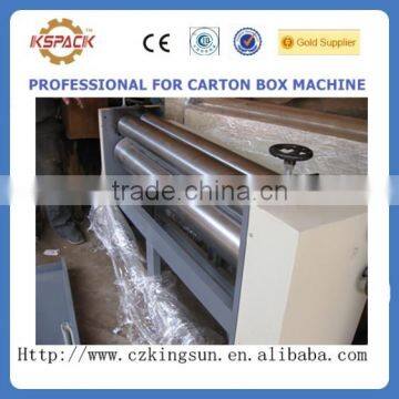 JGGP-06003 corrugated carton manufacturing machinery/corrugated board glue pasting machine