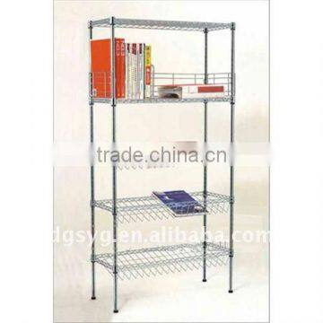 Chrome bookrack for office and home