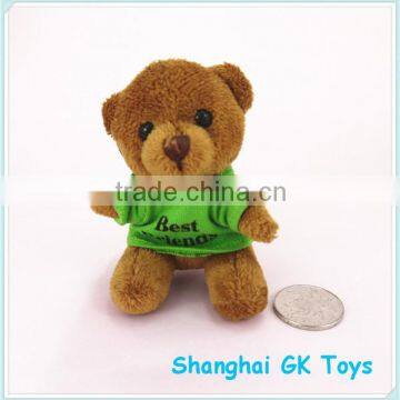 Teddy Bear Mini T-shirt Keychain