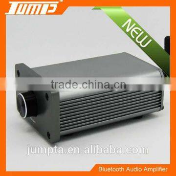 Professional 2 channels 50WX2 bluetooth class D desktop audio aluminum case amplifier
