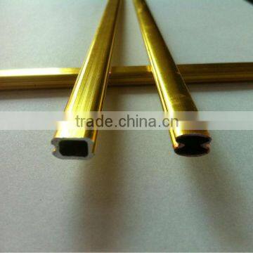 Golden Aluminum trim strip for door/Golden trim strip/Golden door strip/Gloden door trim