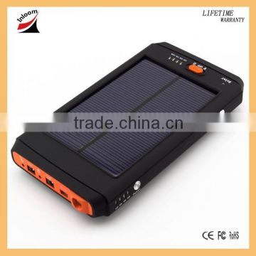 Portable universal solar charger, solar power bank for laptop/notebook/tablet