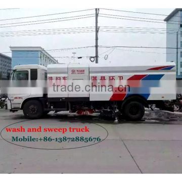 popular useful high pressure wash and sweep truck for sale