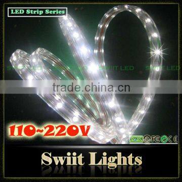 High Lumen 220V/110V 5050 Flexible LED Strip Light Waterproof IP67 photo-1