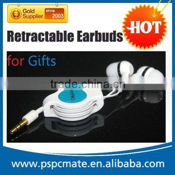 High Quality Retractable earbuds in ear earbud