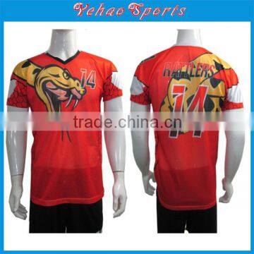 sublimated American football jersey