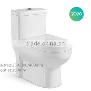 chaozhou ceramic washdown One Piece S-trap sanitary ware factory T910