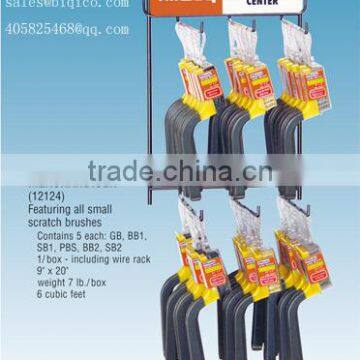 scratch brush center manufacturer HS code 96034019 96035011