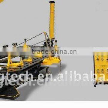 10 ton frame machine, 2 pulling tower, chasis bench