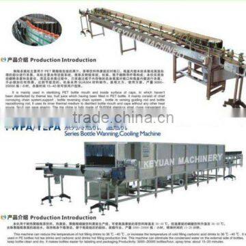 keyuan automation conveyor system Inverted bottle sterilizer for juice or tea production line