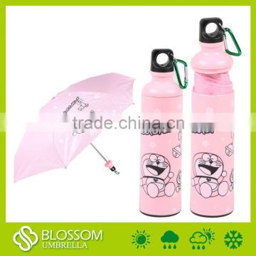 Hot customized safe manual open cheap promotion outdoor bottle cap shape umbrella