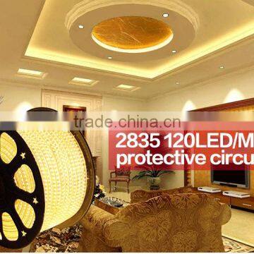 SV 220V IP65 2835Flexible Rope LED Strip WHITE Party Xmas Lamp BLUE 220V2835 120LEDS/M photo-2
