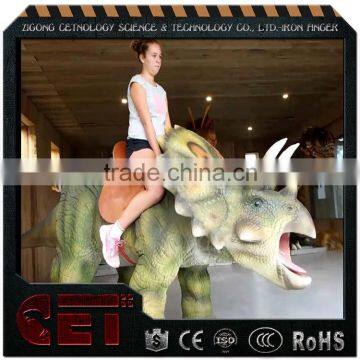 Cetnology New coming very popular ride dinosaur with chair on back for sale