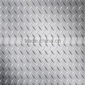 7072 aluminum alloy plain diamond metal sheet / plate