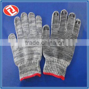 High Quality Hand Protection PVC Dotted Work Glove Pattern