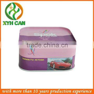 Car rectangular wax tin can /candle tin box /packaging gift box