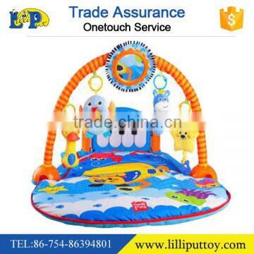 Cartoon dog piano fitness baby playmat